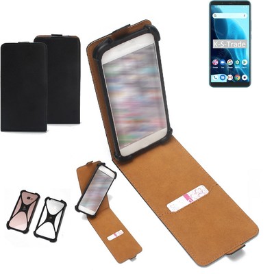 Schutz Hülle Flipstyle Case für Cubot Note 9 360° Kameraschutz Cover schwarz 