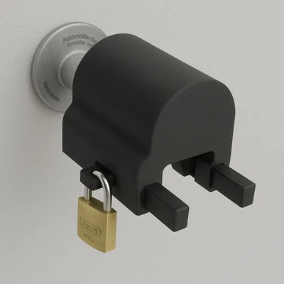 MARKENLOS Wasserhahn Schutz Schloss Universell für z.B. Kemper Wasserhahn Outdoor