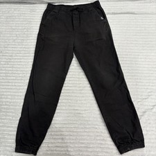 H M Jogger Pull-on Black Khaki Pants Boys Size 16