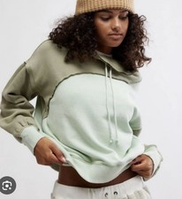 Free People Movement Home Stretch Color Block Sweatshirt Sz Small