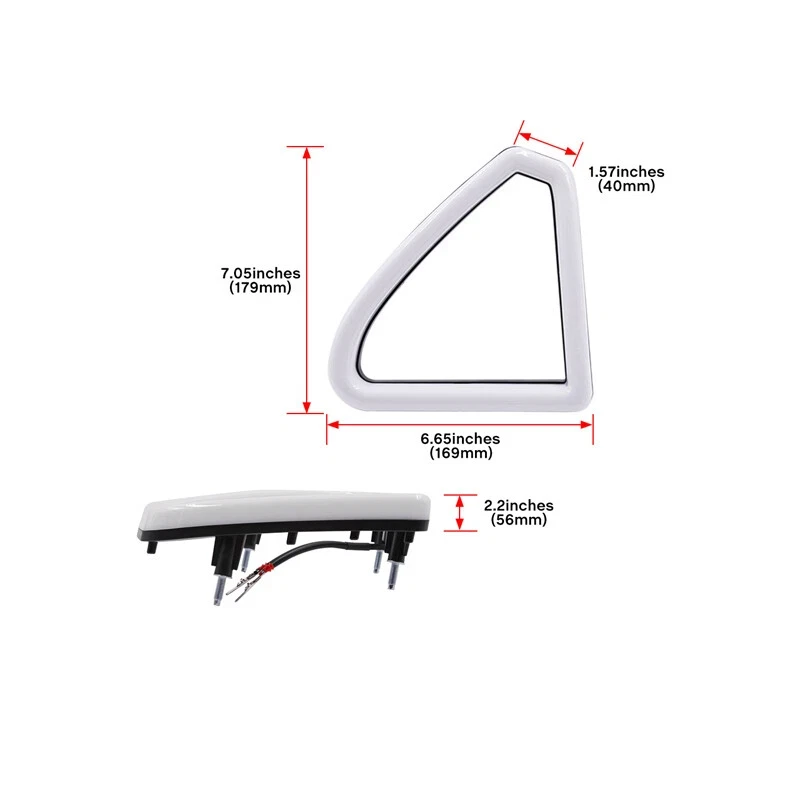 2 pares de LED DRL para Ford Mustang 2015-2017 parrilla delantera - estilo y visibilidad Foto 3 de 4