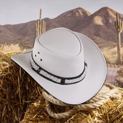 Wide Brim Cowboy Hat with Belt Classic Western Style Unisex Amazon.com: Unisex Cowboy Hat For Men And Women, Classic  main image 3