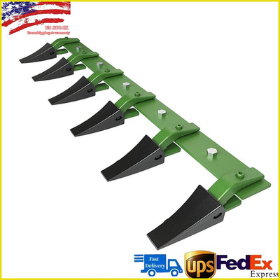 Heavy-Duty Bucket Tooth Bar 48''/60''/72'' Tractor Loader 6/7 Teeth 4560LBS Load
