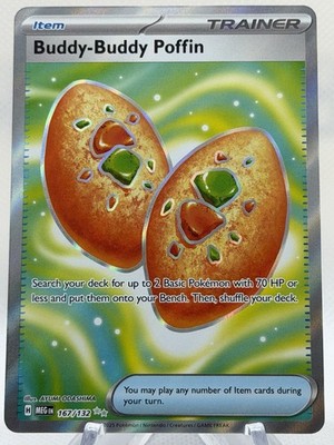 Buddy-Buddy Poffin 167/132 | Ultra Rare | Mega Evolution | NM | Pokemon