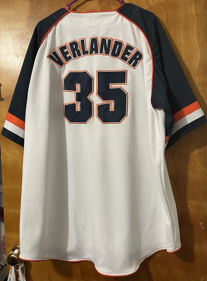 AUTHENTIC MAJESTIC XXL, JUSTIN VERLANDER DETROIT TIGERS Jersey True Fan Series - Image 3 of 4