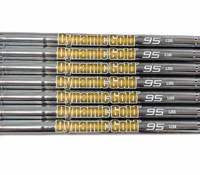True Temper Dynamic Gold 95 Iron Shaft Set 4-PW .355 Taper Tip S200 Stiff Flex