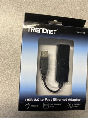 TRENDnet USB 2.0 to Fast Ethernet Adapter TU2-ET100