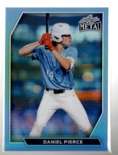 2026 Leaf Metal #54 Daniel Pierce Base Prismatic Platinum #/8
