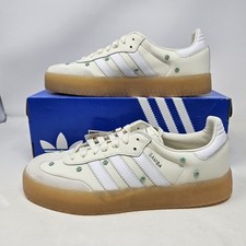 Adidas Sambae 'Floral Off White' Comfy Casual Shoes / JS3953 / Women's Size 10