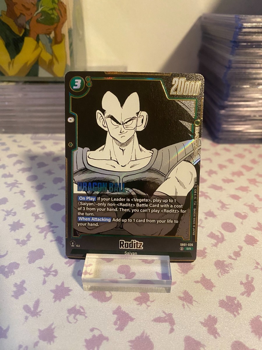 Raditz SB01-026 SR Manga Booster 01 - Dragon Ball Fusion World | eBay