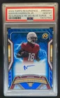 2024 Topps Resurgence Marvin Harrison Jr. Rookie Blue Surge Auto #55/99 PSA 10