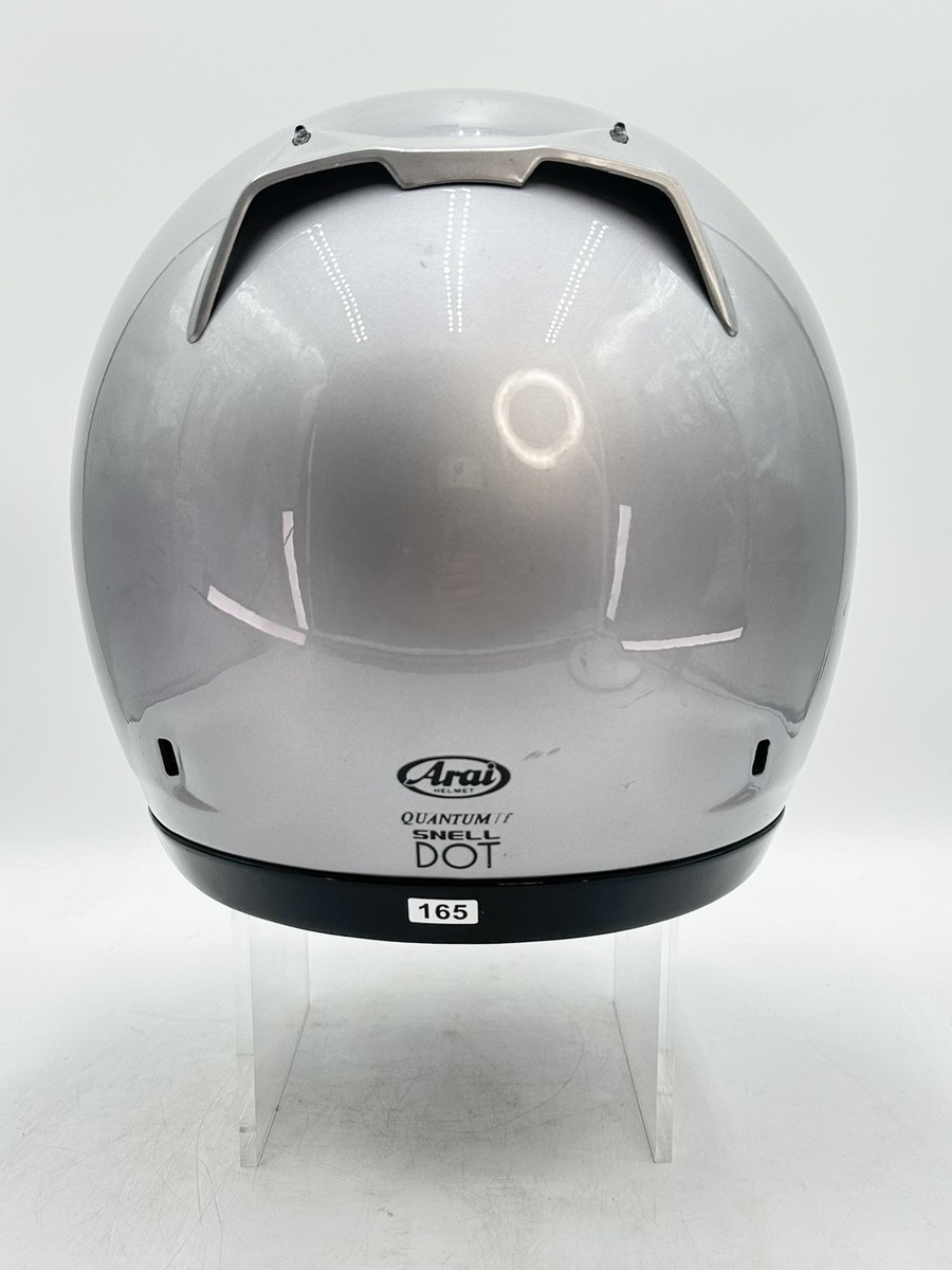 Arai Quantum-f Motorcycle Helmet Silver XL 61-62cm Snell DOT Made