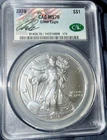 2018 $1 AMERICAN SILVER EAGLE CAC MS70 RON DRZEWUCKI HAND SIGNED PERFECT GEM!💎