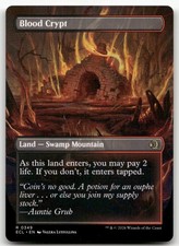 Blood Crypt (Borderless) #349 (NM) Lorwyn Eclipsed ECL Magic MTG