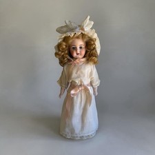 Antique German Bisque Shoulder Head Doll – Late Victorian / Early Edwardian