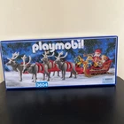 VTG 2000 PLAYMOBIL Christmas Santa Sleigh & Reindeer 3604 Original New Box