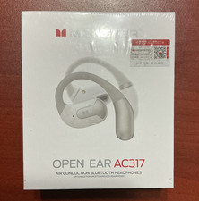 Monster AC317 Open Ear Air Conduction Wireless Bluetooth Headphones White