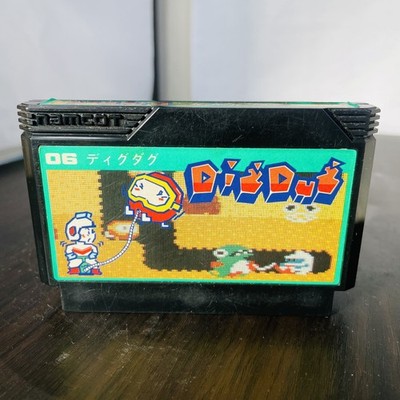 Dig Dug Nintendo Famicom Namco 1985 Japanische Version Action Retro Spiel