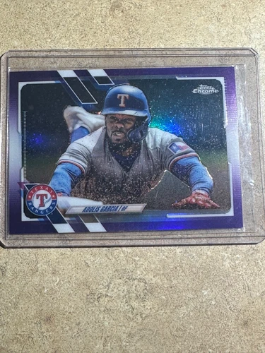 2021 Topps Chrome Update Purple Refractor Adolis Garcia #USC64