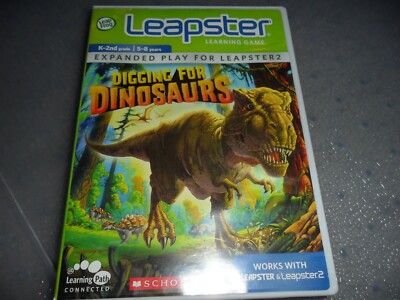 Leapfrog Leapster 4 Games Lot Pet Pals Star Wars Scooby-Doo Digging For Dinosaur