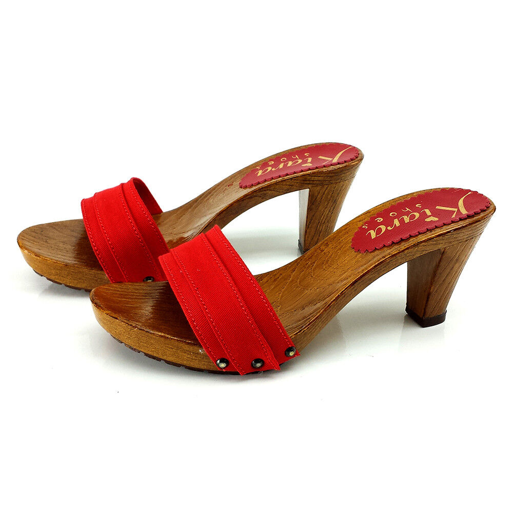 Zoccoli DONNA ROSSI- Made in al Italy 35 al in 41 - Tacco 8-K5101 ROSSO fbd4d2 Zoccoli DONNA ROSSI- Made in al Italy 35 al in 41 - Tacco 8-K5101 ROSSO fbd4d2