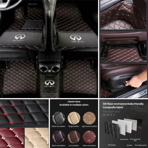 For Infinity G35 G25 G37 G20 Q50 QX50 QX60 M35 M37 M45 Car Floor Mats Liners - Picture 35 of 37