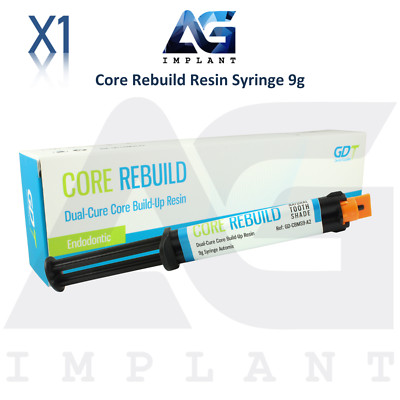 Dental Supplies Core Rebuild Resin Material Syringe 9g Universal Shade Automix