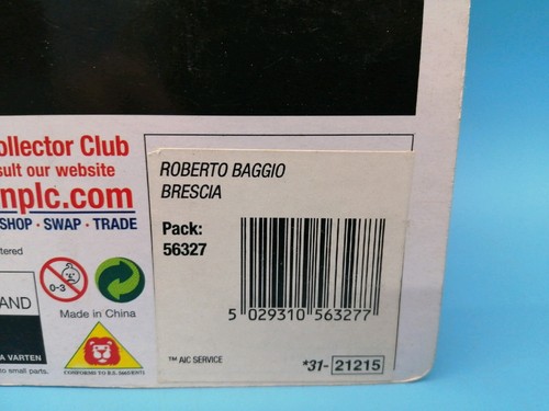 SUPERSTAR CORINTHIAN HEADLINERS Prostars GP Figure Calcio Brescia Baggio - Imagen 2 de 3