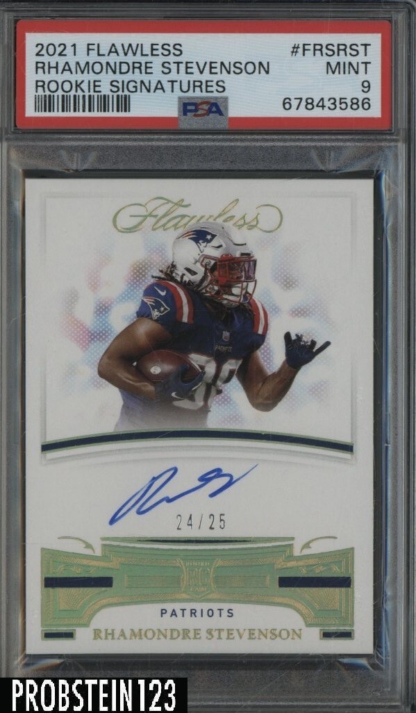 Rhamondre Stevenson Panini Flawless Flawless Rookie Signatures #FRSRST Base