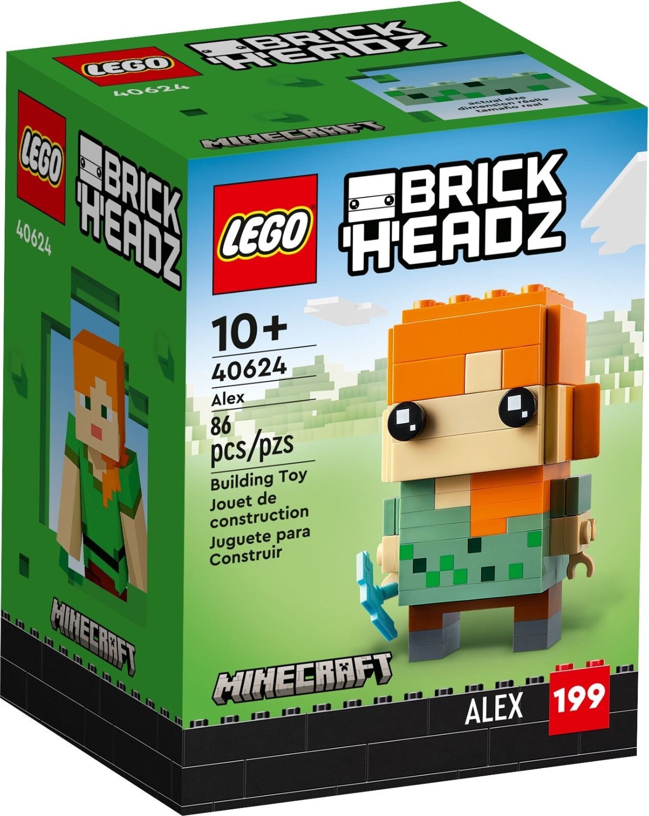 LEGO BRICKHEADZ: Alex (40624)⭐️Brand New & Sealed⭐️