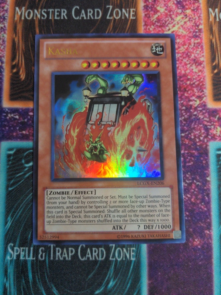 kasha yugioh card LCGX Ultra Rare Mint / near mint condition trading card YuGiOh Kasha DL16-EN007 (RED) Duelist