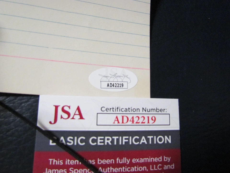 Tarjeta indexada firmada por Red Ruffing con certificación JSA  Foto 4 de 4
