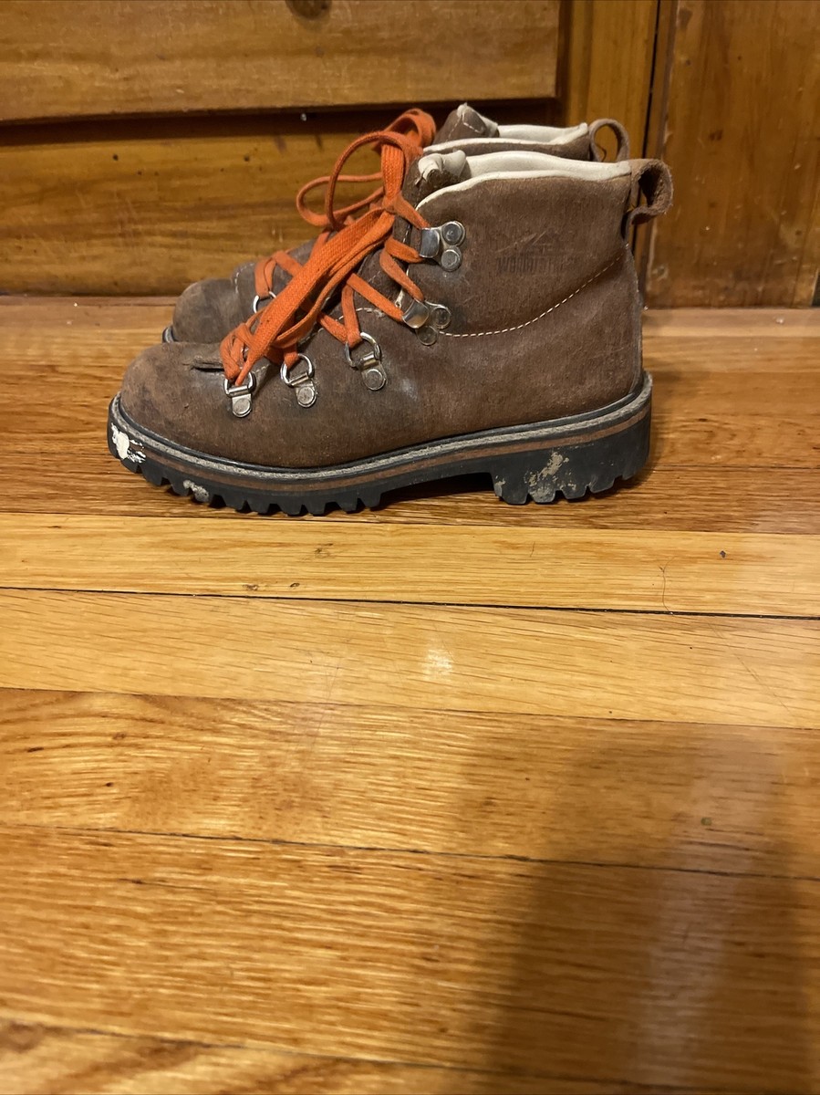 Wood-N-Stream Weinbrenner Mountaineer Hiking Orange Laces Tan