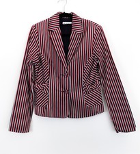1990s Vintage Ben Sherman Striped Women's Jacket, Medium