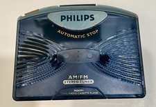 PHILIPS AQ6591 STEREO RADIO CASSETTE PLAYER AM-FM Collectable Vintage Genuine