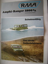 Prospekt Amphi-Ranger 2800 SR Schwimmwagen Amphicar RP