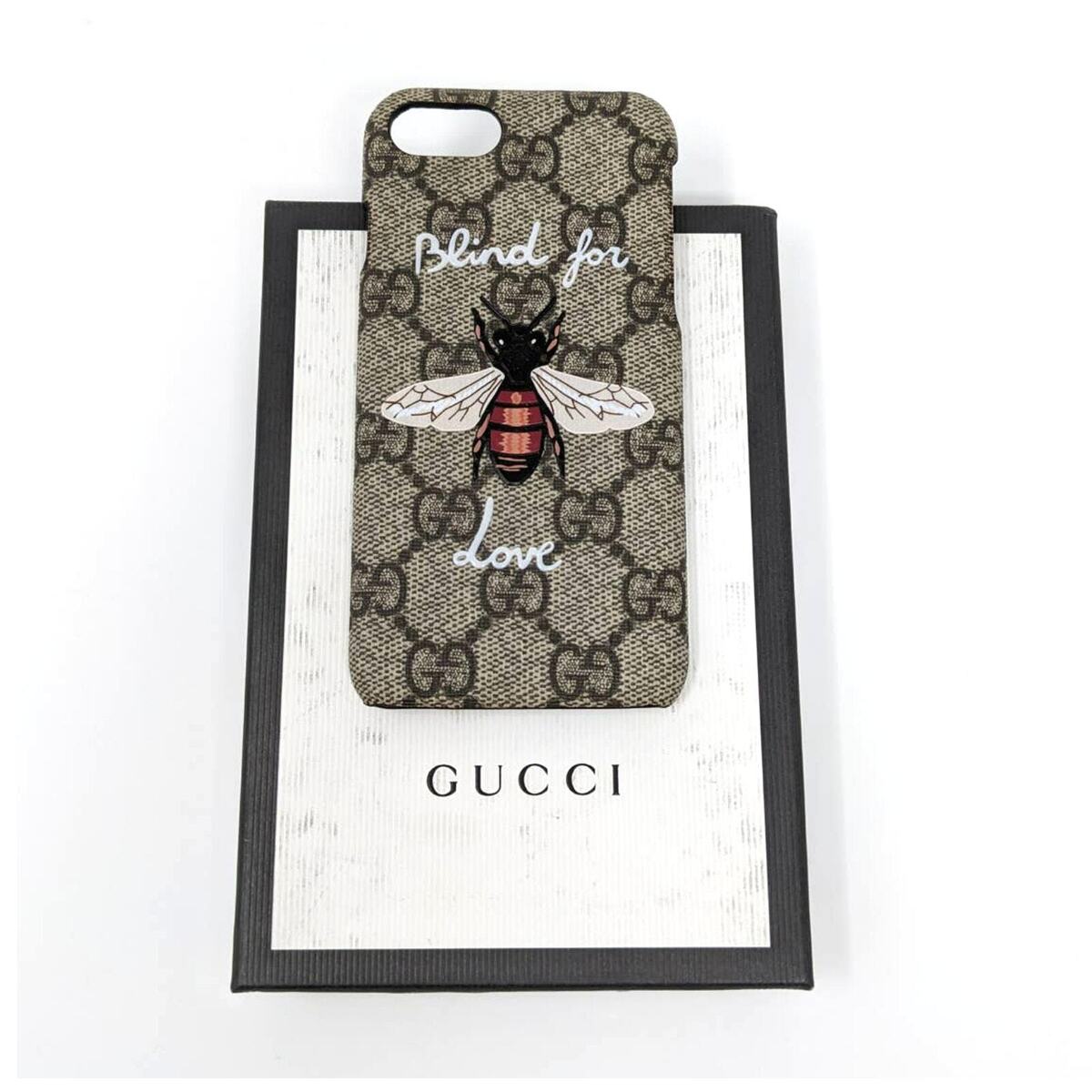 Gucci iPhone 7 Phone Case GG Blind For Love Bee | eBay Gucci iPhone 7 Phone Case GG Blind For Love Bee | eBay