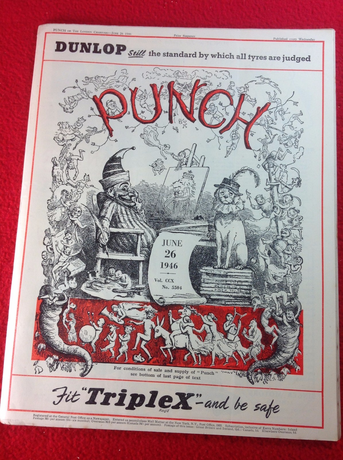 Vintage PUNCH Magazine 26th June 1946 eBay