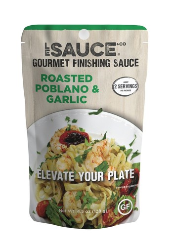 Le Sauce & Co Poblano Roasted Garlic Sauce 2 Servings 4.5 oz (Pack Of 8) - 第 2/2 張圖片