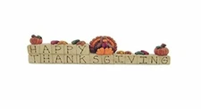 CWI Fall Decor - Happy Thanksgiving Mini Clay Blocks