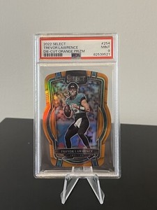 2022 Select - Trevor Lawrence Club Level Orange Die-cut /199 - PSA9 LOW POP