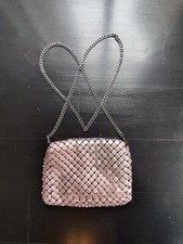 Topshop Chainmail Pink Purse