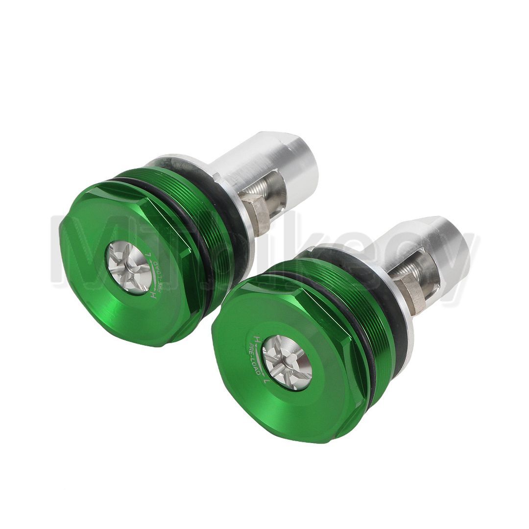 Preload Front Fork Caps Adjustable Bolts For KAWASAKI ZX-10R ZX10R