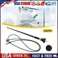 Waterproof Car Radio Antenna FM AM Aerial for ATV UTV Motorcycle Truck Yacht