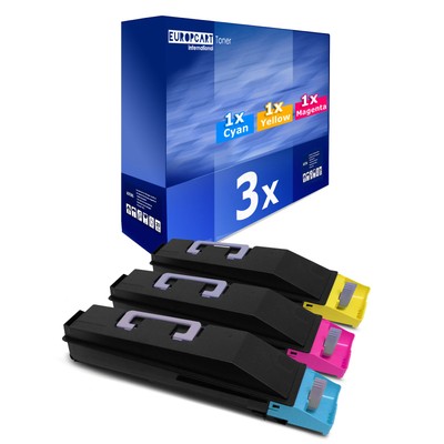3x Europcart Toner für Kyocera FS-C-8500-DN