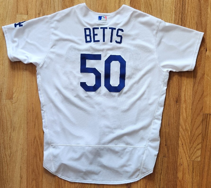 WOW* NIKE Los Angeles DODGERS BETTS AUTHENTIC Jersey Men 52