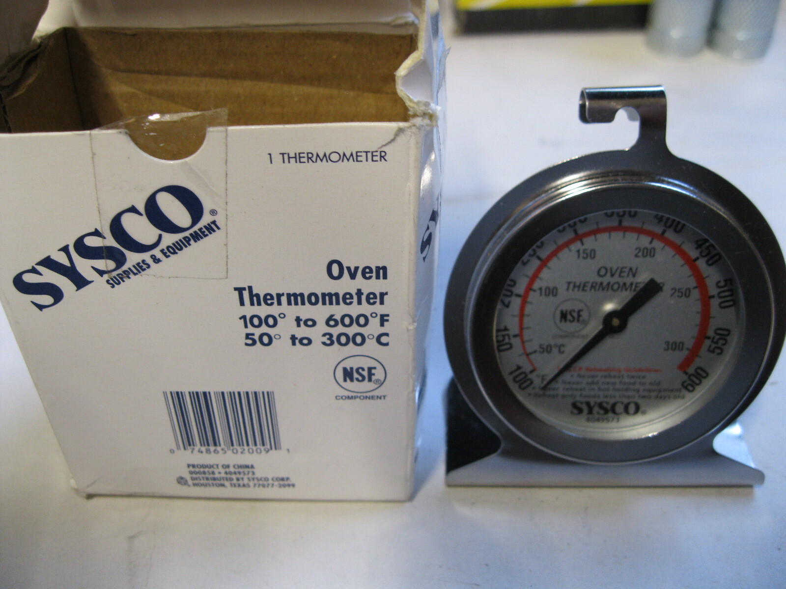 Sysco Oven Thermometer 4049573 new open box eBay