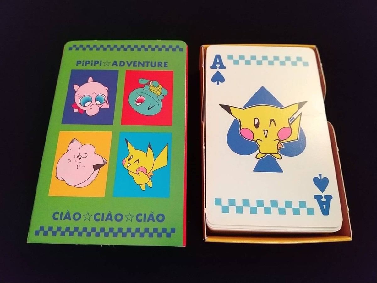1998 Pokemon pipipi Adventure Playing Cards Deck Ciao Appendix