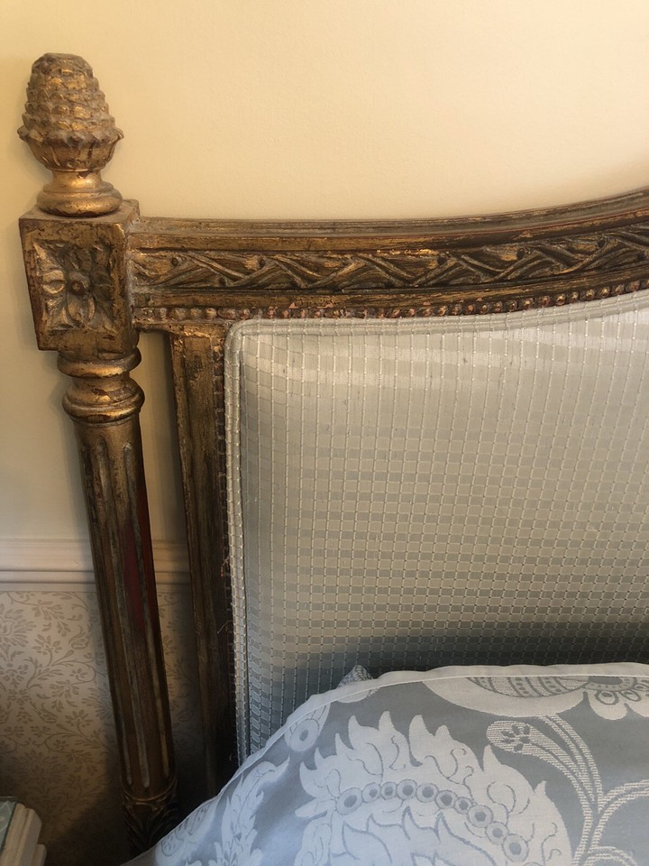 French Style Luxury King Size Upholstered Headboard eBay