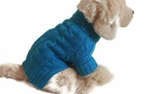 LPC Small Dog Sweater Puppy Clothing Le Petit Chien Brand Cable Knit Soft & Warm